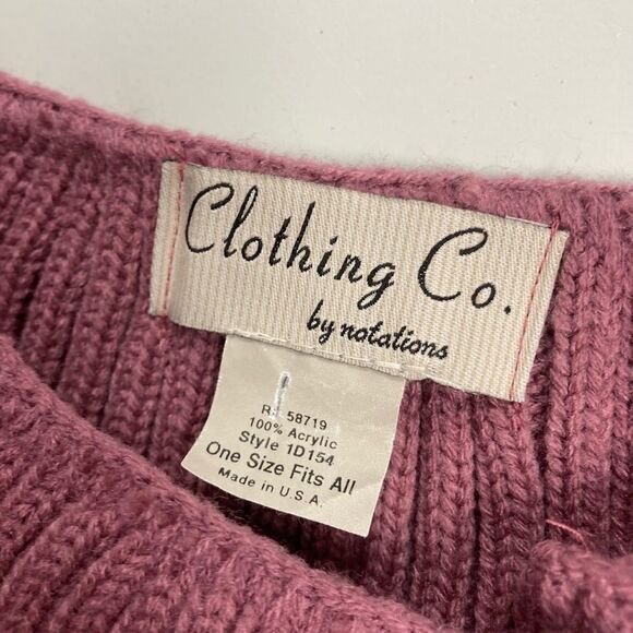 CLOTHING Co. Sweater Cape, one size,peach, pink, grn,etc, grannycore, warm, cozy - Picture 7 of 11